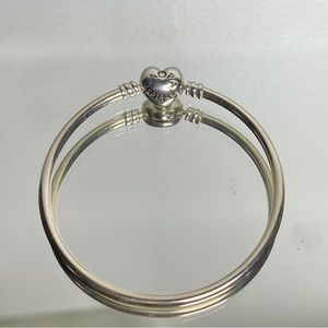 Authentic silver sterling Pandora bracelet